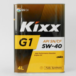 Масло моторное синтетическое  KIXX  "G1 5W-40", 4L