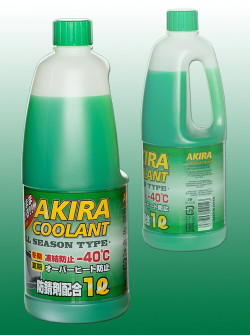 Антифриз AKIRA COOLANT -40°C (зеленый) 1L Антифриз AKIRA COOLANT -40°C (зеленый) 1L