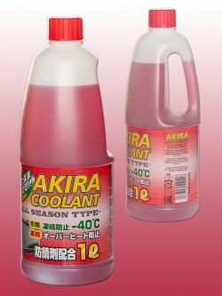 Антифриз AKIRA COOLANT -40°C (красный) 1L Антифриз AKIRA COOLANT -40°C (красный) 1L