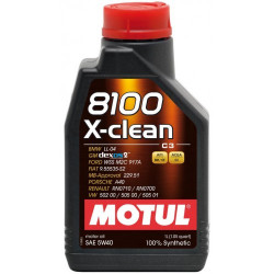 MOTUL Масло моторное синтетическое "8100 X-clean 5W-40", 1L