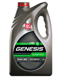LUKOIL Масло моторное синтетическое "Genesis Glidetech 5W-30", 4L