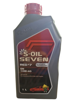 S-OIL SEVEN 7 RED #7 SN 10W-40 1L