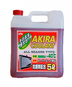 Антифриз AKIRA COOLANT -40°C (красный) 5L Антифриз AKIRA COOLANT -40°C (красный) 5L