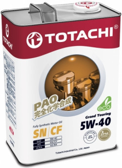 TOTACHI Grand Touring Fully Synthetic SN 5W-40 4L