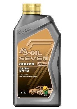 S-OIL SEVEN 7 GOLD #9  A3/B4 5W-40 1L