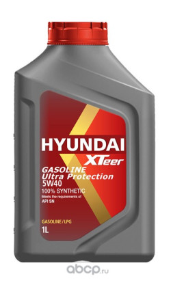 Масло моторное синтетическое "Gasoline Ultra Protection 5W-40", 1л