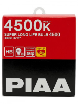 PIAA Лампа галогенная SUPER LONG LIFE 4500K HB