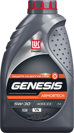 Масло моторное синтетическое "Genesis Armortech GC 5W-30", 1л