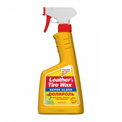 KANGAROO Полироль супер блеск "Leather & Tire Wax Super Gloss", 500ML KANGAROO Полироль супер блеск "Leather & Tire Wax Super Gloss", 500ML