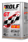 Масло моторное синтетическое "GT 5W-40", 4л