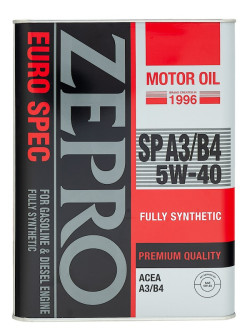 ZEPRO EURO SPEC 5W-40 SP/СF А3/В4